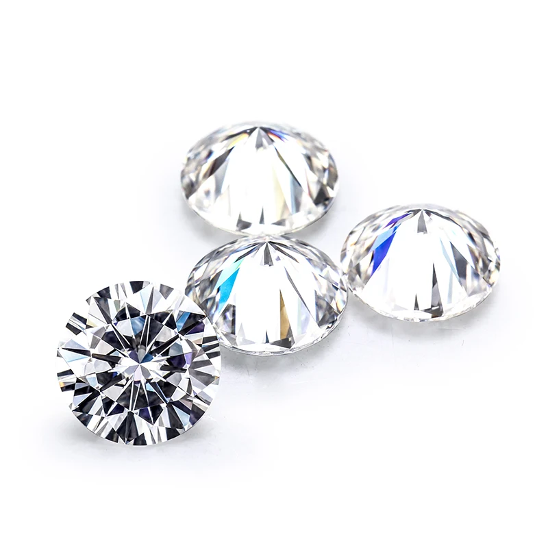 

2.5 Carat 8.5mm Round Brilliant Cut VVS Clarity EF Color Moissanite Loose Gemstone for Jewelry