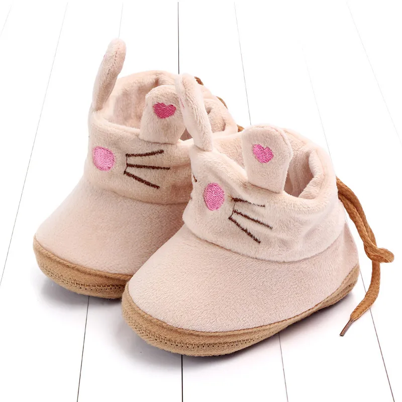 Indoor First Walkers Baby Shoes Cotton Anti-slip Booties Winter Wammer Baby Girl Boy Shoes Newborn Slippers Footwear Booties (32)
