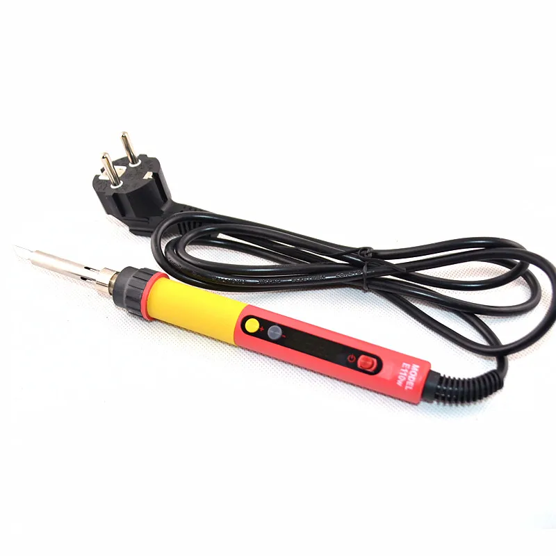 

CXG E110W Electric Soldering Iron EU Digital LCD Adjustable NC thermostat Electric Soldering Iron Handle Kit Set Welding Repair