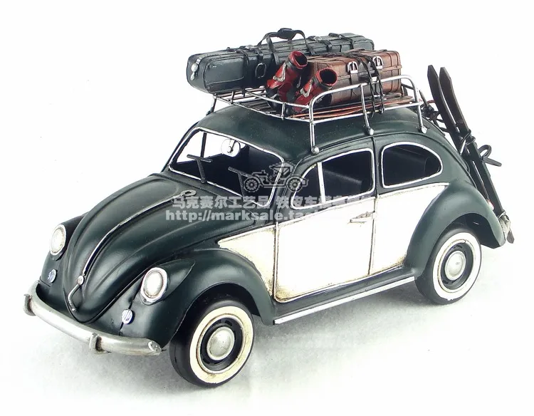 Хит, классический двигатель, Ретро стиль, Volkswagen Beetle, модель автомобиля 1938, креативная мини железная модель, лучший подарок, украшение для дома, бара