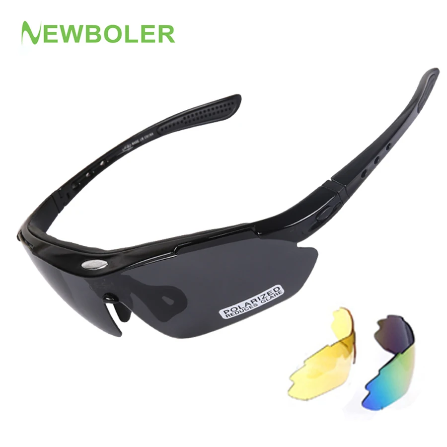 NEWBOLER Man/Women Polarized Cycling Sports Sun Glasses MTB Bike