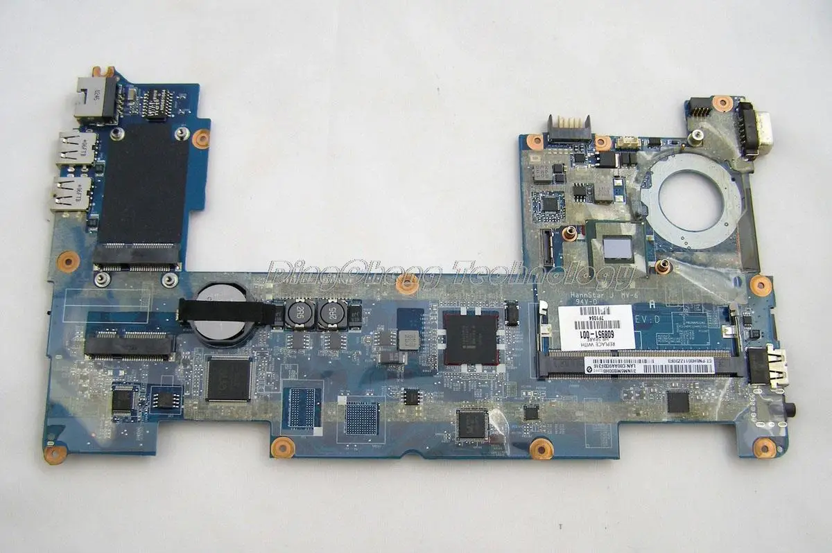 

Original laptop Motherboard For hp MIN210 608951-001 DANM6DMB6D0 for intel N455 cpu with integrated graphics card DDR3