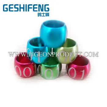 

ABR-R aluminium ring round style ring for bird leg 4.5mm