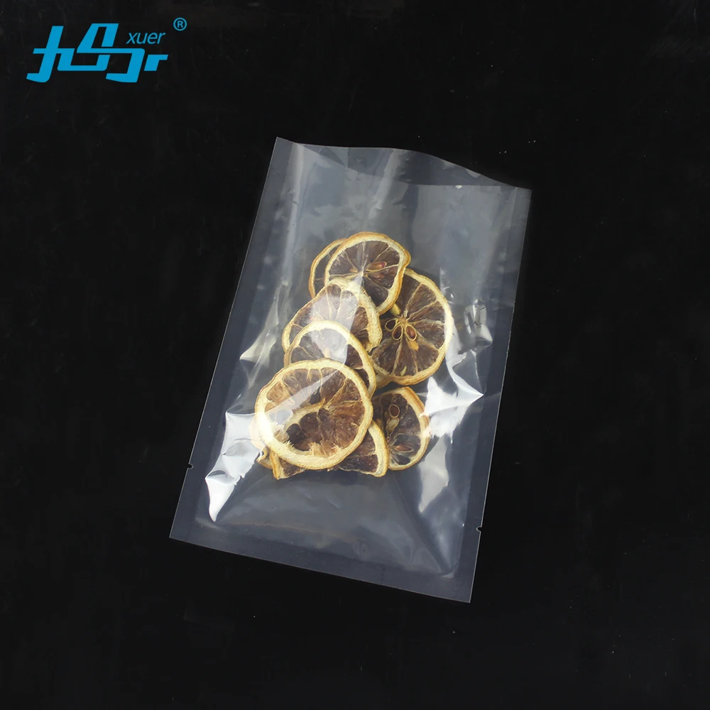 

Factory Many size 100pcs Wholesale Transparent plastic heat seal bag Reusable coffee bags three sides food Packaging bag vacuum