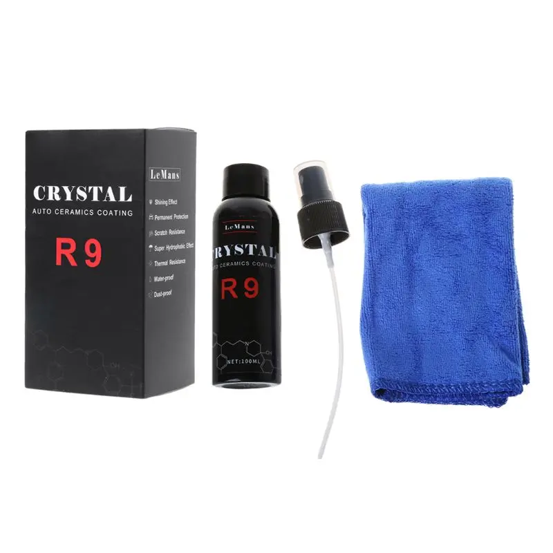 

9H Liquid Glass Ceramic Car Coating Waterproof Nano Ceramic Car Paint Care Anti-scratch Super Hydrophobic Glass Coating