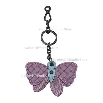 

Rule Die Cut Steel Punch Butterfly Key Chain Pendant Cutting Mold Wood Dies Cutter for Women Handbag Leather Crafts