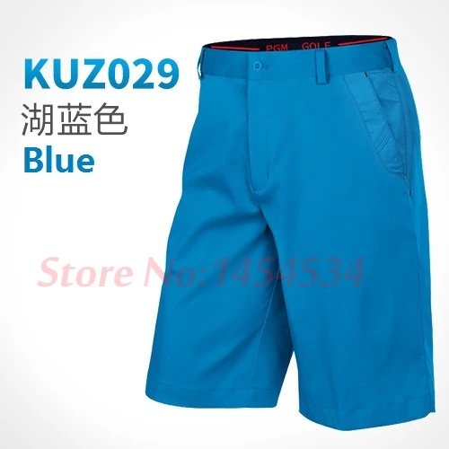 Ультра-тонкие PGM Аутентичные брюки для гольфа мужские шорты идеальные плоские мужские шорты летние сухие подходят дышащие Masculino XXS-XXXL - Цвет: Синий