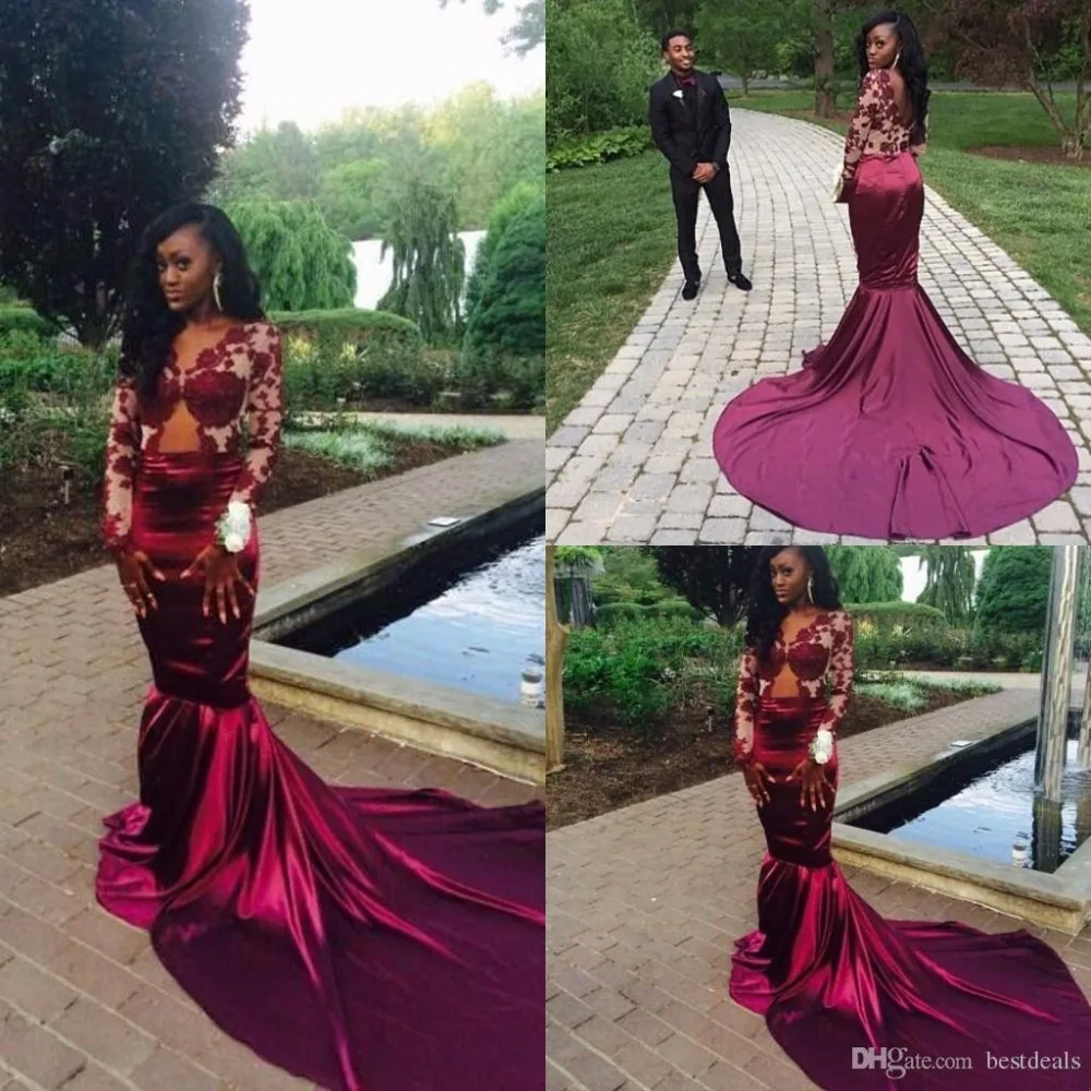 maroon farewell dresses