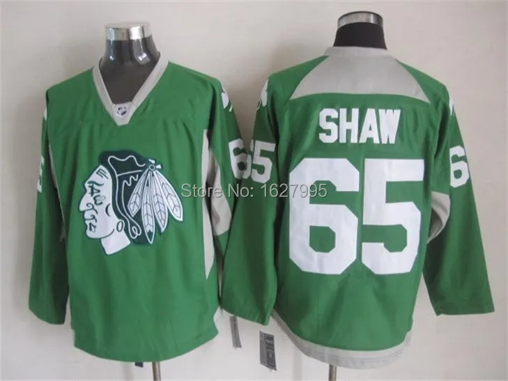 chicago blackhawks green practice jersey