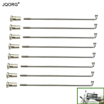 

JQORG Diameter 4.0 mm Motorcycle Spokes Material 304 Stainless Steel Length 249mm-297mm Range Motocross Wheel Hub's Spokes