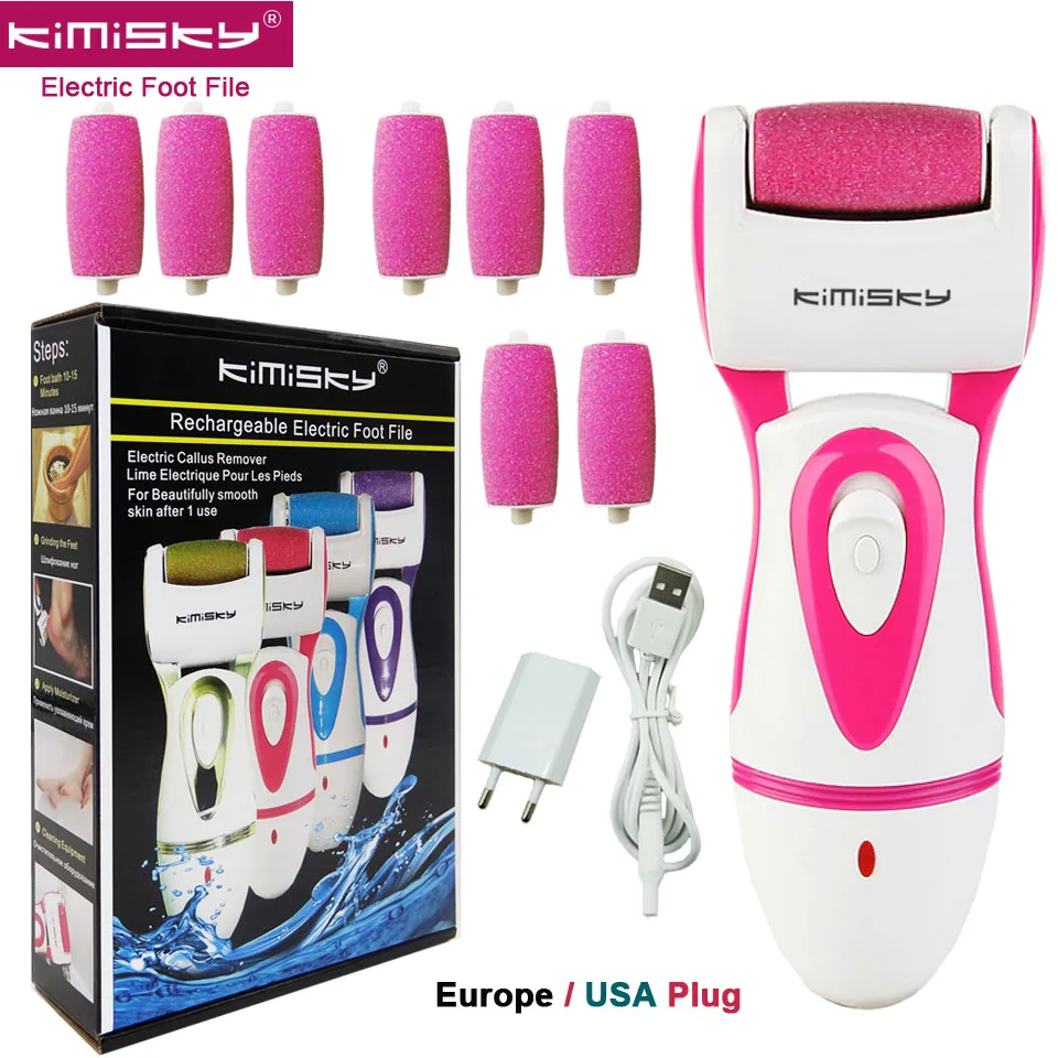 KIMISKY Electric Pedicure tools Foot Care Tool Pies Callos Remover Vibrator Foot File Feet