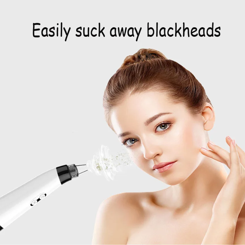 

Blackhead Remover Face Clean Pore Vacuum Acne Pimple Removal Vacuum Suction Facial Diamond Dermabrasion Tool Machine Skin Care