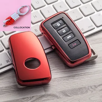 

New Soft TPU Car Key Case Cover For Lexus NX GS RX IS ES GX LX RC 200 250 350 LS 450H 300H KeyShell keychain keyring Accessories