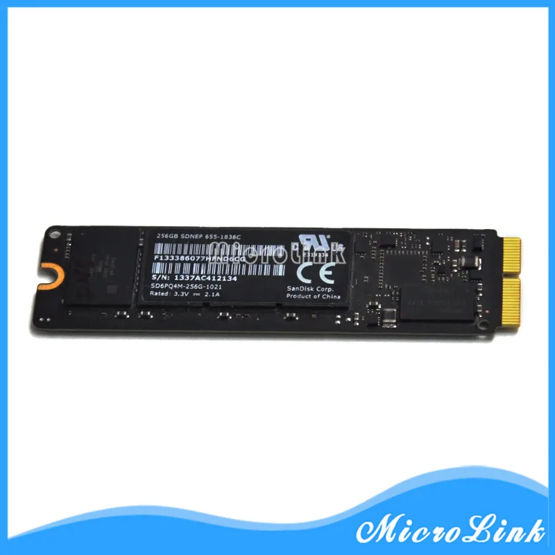 

128G 256GB Flash SSD Solid State Drives for MacBook A1398 A1502 A1465 A1466 655-1803 655-1817 655-1838