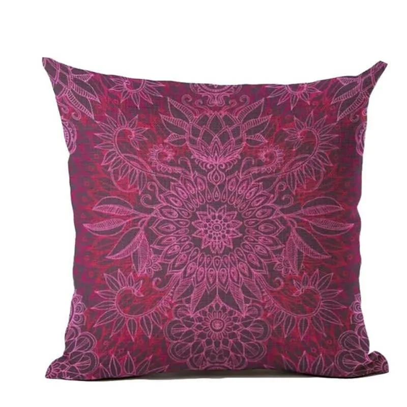 Винтажный чехол для подушки в скандинавском стиле с цветным геометрическим рисунком, Роскошный домашний декоративный чехол для дивана размером 45*45 см - Цвет: 15