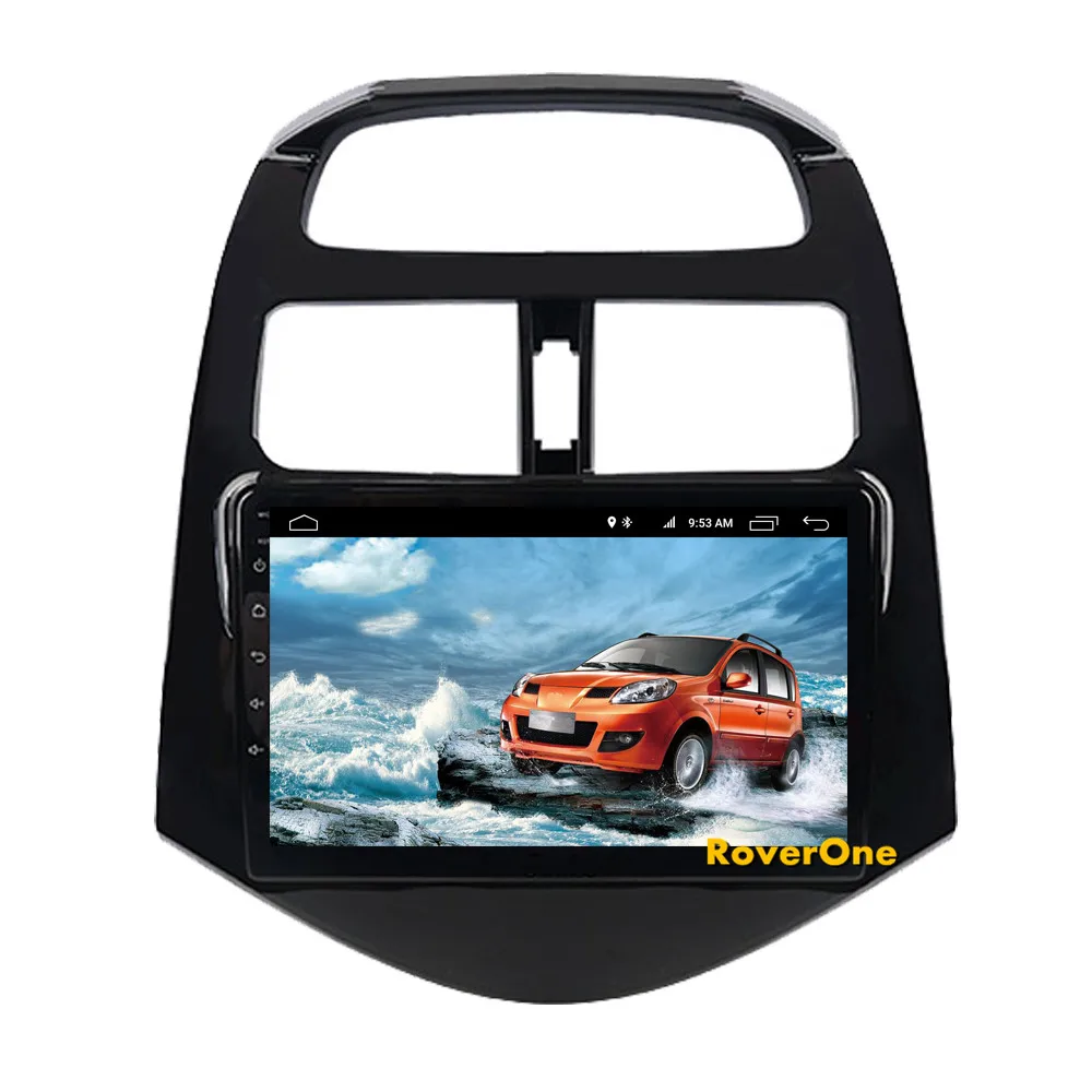 Top RoverOne Android 9.0 Octa Core Car Radio GPS For Chevrolet Spark 2010 - 2014 Beat Touchscreen Multimedia Player Stereo Head Unit 10