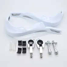 White 22mm 28mm Handlebar Hand Guards Motorcycle Handguard Protector Motorbike Protection Alloy Insert Pit Dirt Bike Motocross