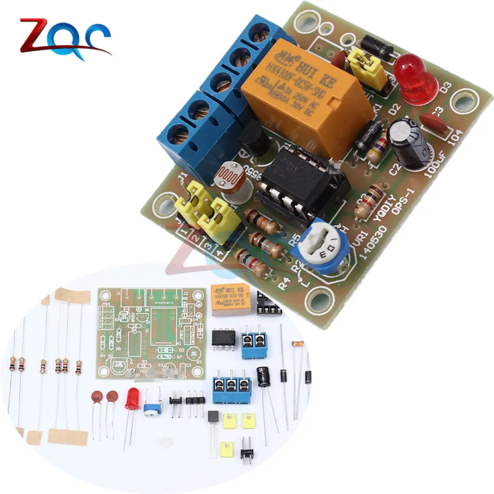 

LM393 Light-Operated Switch Light Control On/Off Switching Module Photosensitive Electronic Suit DC 5-6V Funny Diy Kit Module