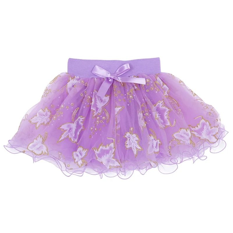 Детские юбки для девочек летняя пышная фатиновая короткая многослойная юбка