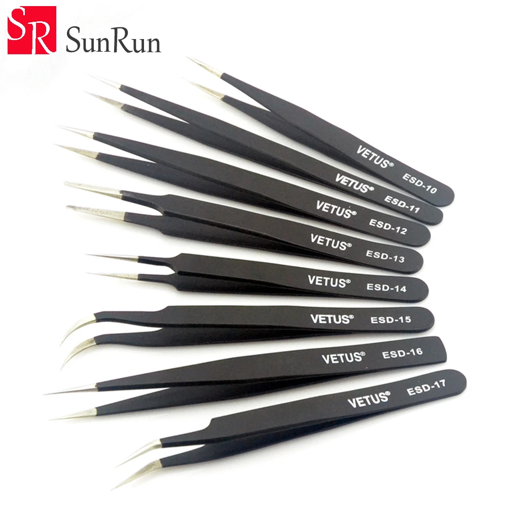 Buy 8PCS/Lot Antistatic BGA ESD Tweezers ESD 10 ESD 11