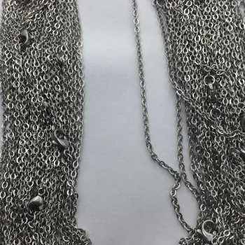

MYLONGINGCHARM custom listing 2x2.5mm Stainless Steel Chains