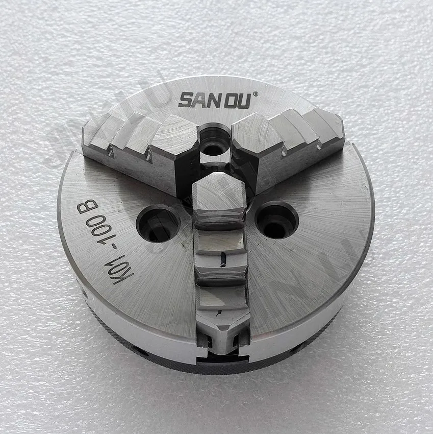 Трехкулачковый патрон K01 100B Самоцентрирующийся SANOU|jaw chuck|three jaw chuckthree |