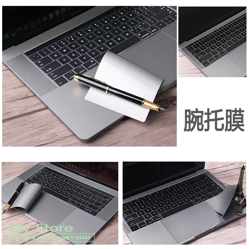 Серый цвет трекпад ладонь защита запястья наклейка для MacBook Air 13 11 Pro 15 Retina дисплей