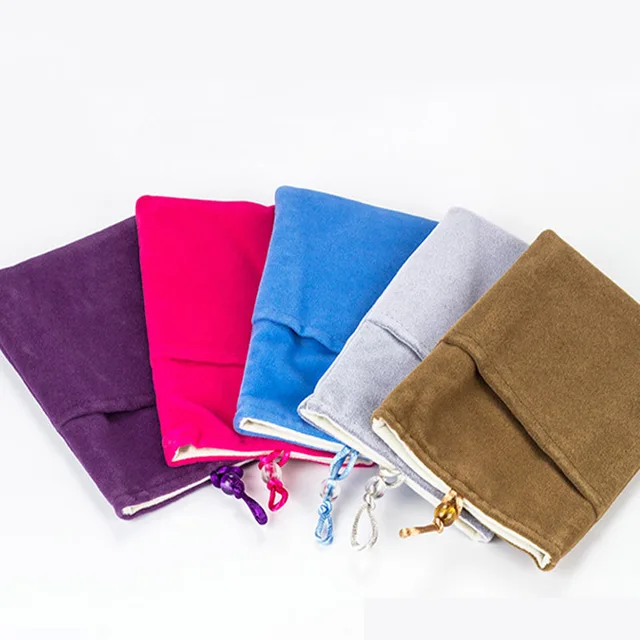 2pcs Lot Colorful Thick Two Double Design Velvet Bag For Mobile 2pcs Lot Colorful Thick Two Double Design Velvet Bag For Mobile Phone Bank