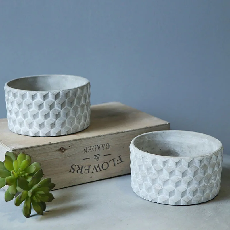 Flower pot silicone molds Concrete craft garden pot molds resin pot