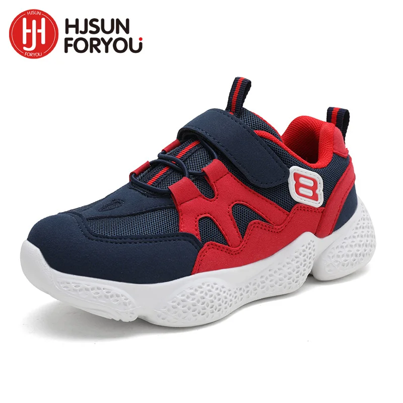 نمط جديد الأطفال أحذية الفتيان تنفس أحذية رياضية للبنات أحذية خفيفة أنيقة الاطفال عدم الانزلاق رياضية الاطفال احذية الجري