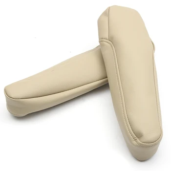 

1Pair Beige PU Leather Armrest Cover Upholstery Set for Honda for Odyssey 2005 2006 2007 2008 2009 2010 Car Seat Accessories