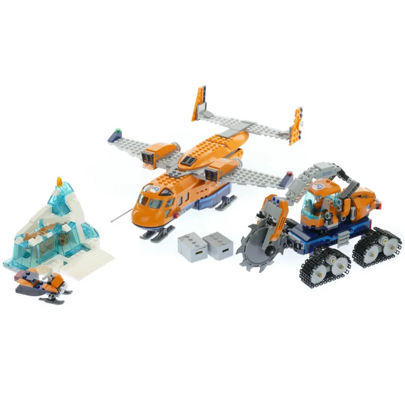 

City Series Arctic Explore Arctic Supply Plane Model Building Block Bricks Toys 791Pcs Compatible With Legoings City 60196