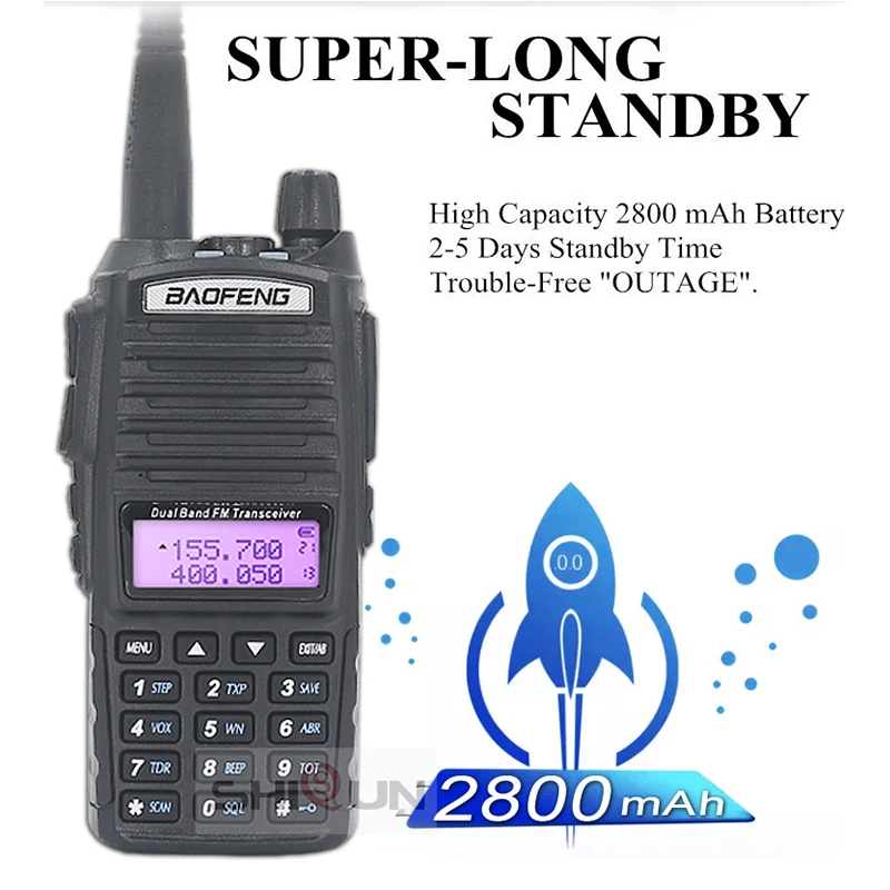 Портативная рация BaoFeng UV 82 8 Вт 10 км|Рации| |