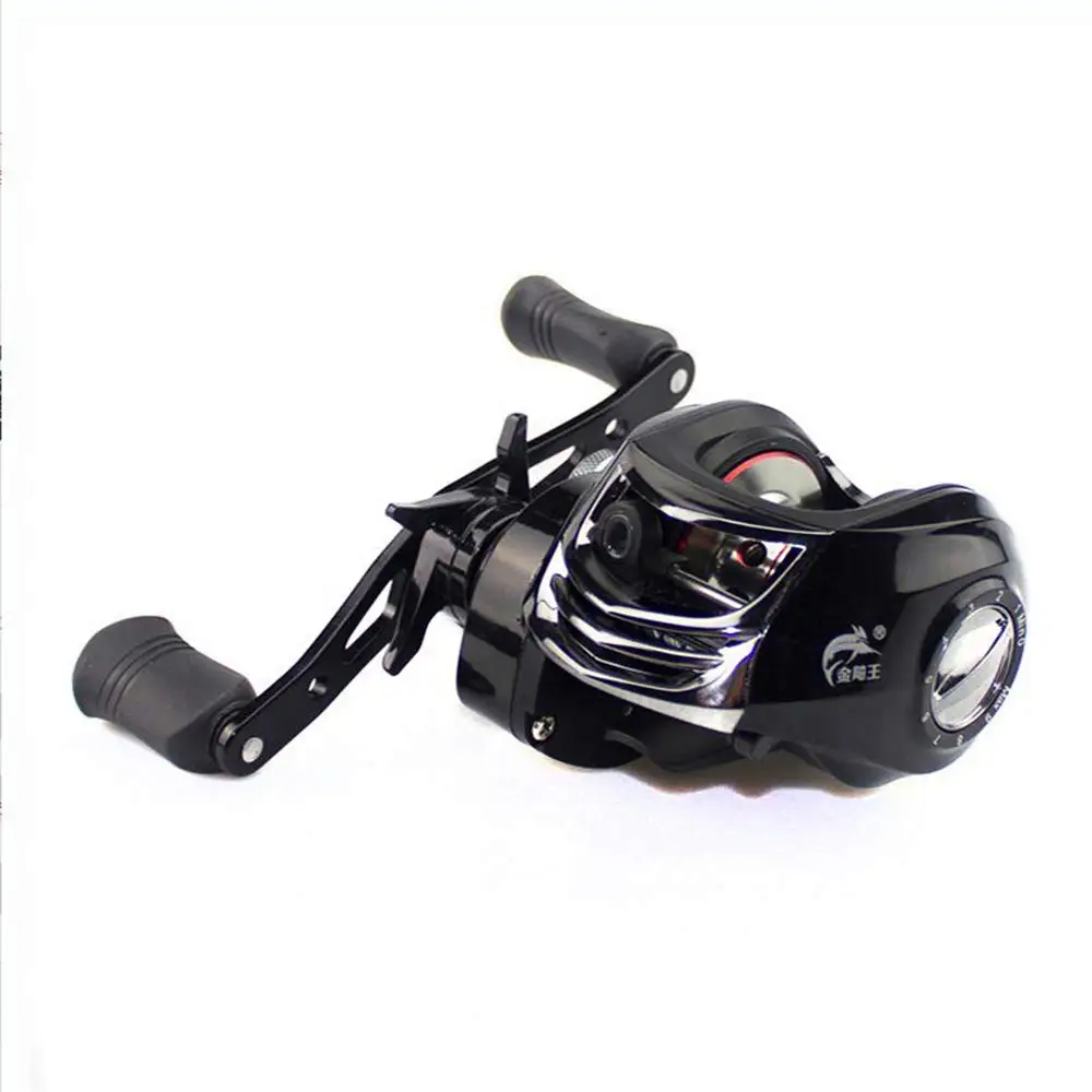 Baitcasting Fishing Reel 11 Lb Powerful Drag 7.2:1 Gear Ratio Ultra Smooth Powerful Fishing Reel 4+1 BB Casting Reel for Freshw