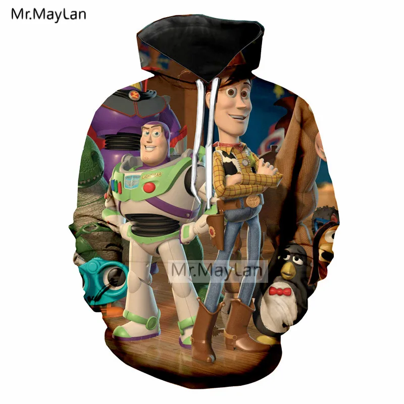 

Cartoon Toy Story Cute Woody Buzz Lightyear 3D Print Jacket Men/women Streetwear Hoodies Sweatshirts Boys Tracksuirts Clothes