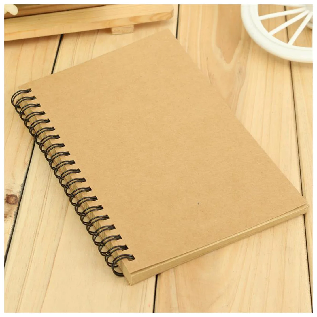 

Retro Kraft Coil Sketch Sketchbooks Blank Notebook Creative Notebook School Stationery