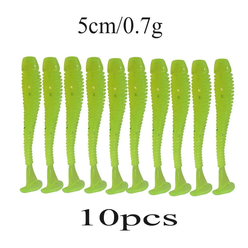 10 шт./лот воблер с джиг-головкой 5 см 0,7 г рыболовная приманка мягкие черви креветки Джеркбейт рыба океан Рок приманка Воронка мягкая рыба запах sof