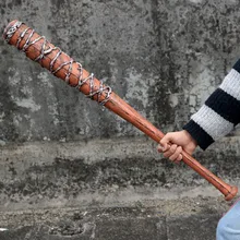 Buy 82cm The Walking Dead tool Negan Action Figure Toy model Weapon Cosplay PVC baseball bat softball bit stick Toys Free Shipping