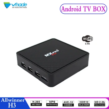 

vmade v96S Allwinner_H3 4K Smart Android 7.0 TV BOX H96 Voice remote 1GB RAM 8G WIFI HD 4K Google Media Player set-top box