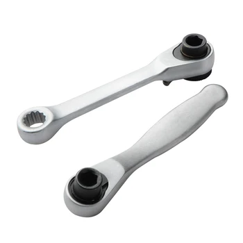 

Metric Hand Tool Practical Metric Offset Double Ring Wrench Spanner Reversible Ratchet Handle Wrench