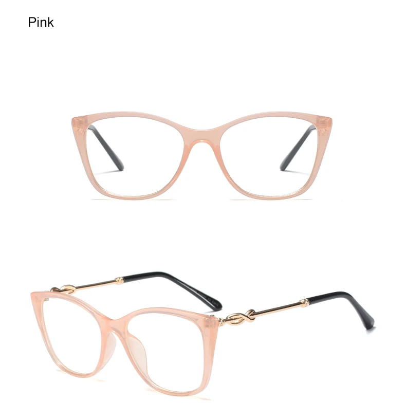 Ralferty винтажные очки оправа для женщин Кошачий глаз оправа оптические корректирующие очки при близорукости Ретро черный кошачий глаз очки F92159