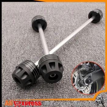 

For Aprilia SL 750 Shiver 2007-2014 Motorcycle Rear Front Axle Fork Crash Sliders Wheel Protector Falling Protection