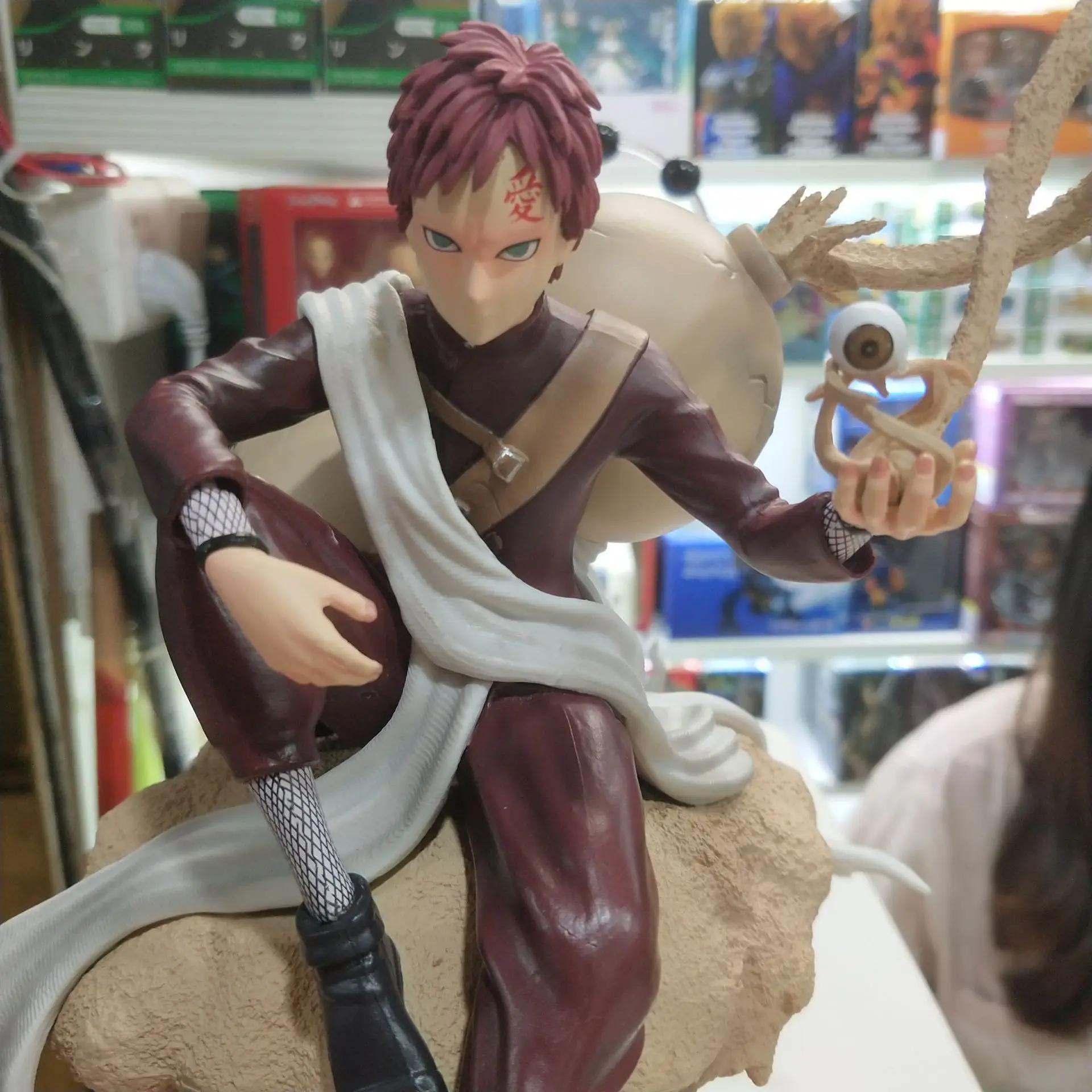 Аниме Наруто фигурка Гаара ПВХ фигурка диорама модель игрушки наруто Shippuden Gaara песок облако Коллекция Модель игрушки