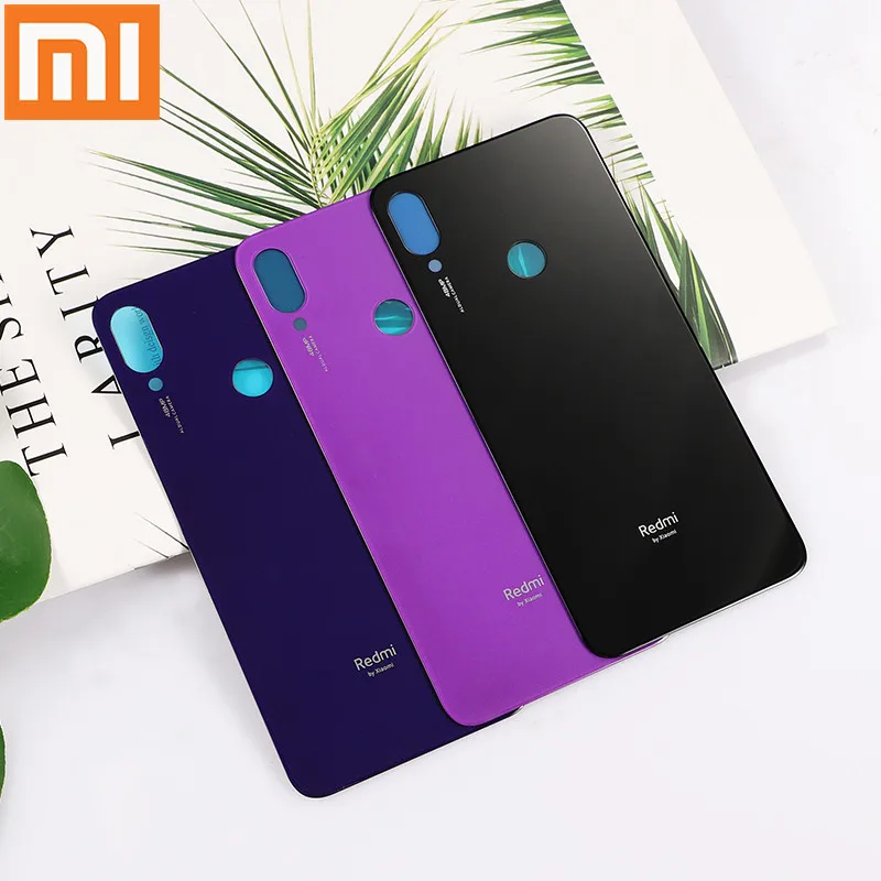 Задняя крышка корпуса батареи для Xiaomi Redmi Note 7 Чехол для Xiaomi Redmi Note 7 Замена с клеем