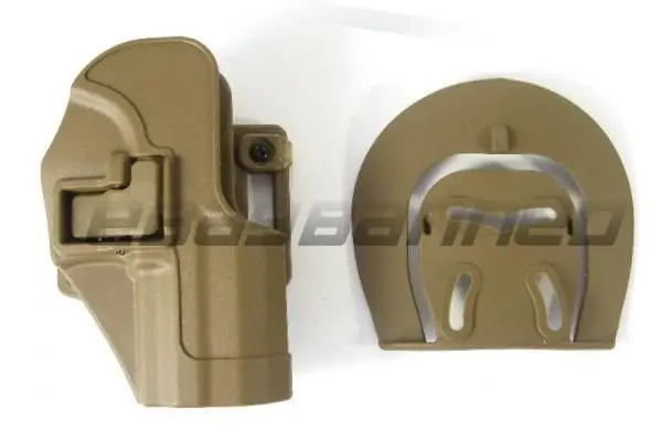 

CQC tactical gun holster Airsoft USP .45 Tactical SERPA Holster for Fit H&K USP Compact - Tan gun holster