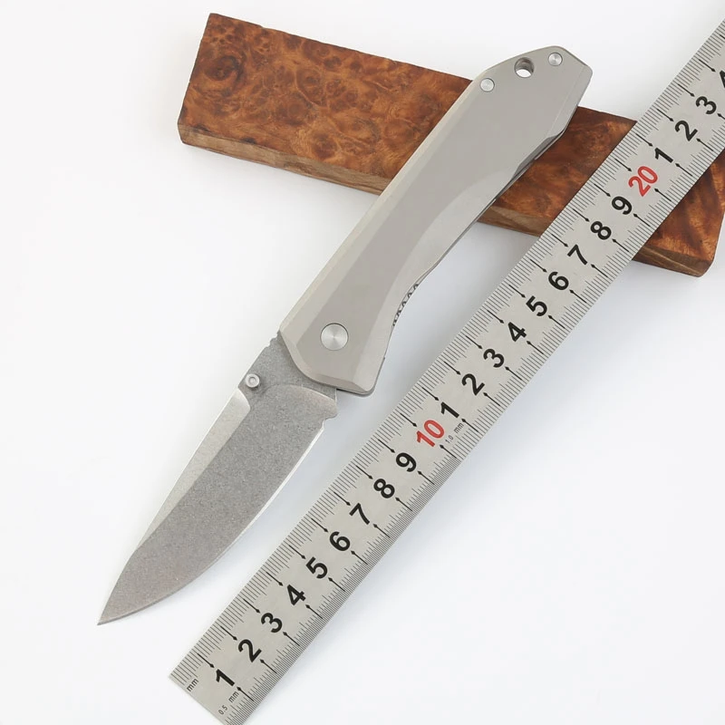 

MIKER New style761 ball bearing S35vn TC4 titanium handle folding Tactical pocket camping hunting outdoor EDC tool kitchen knife