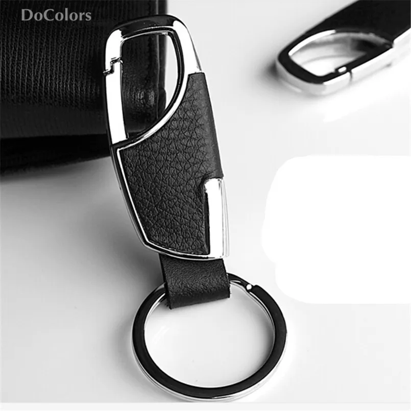 Кожаный металлический брелок DoColors для Mitsubishi ASX Outlander Lancer Evolution Pajero Eclipse Grandis FORTIS