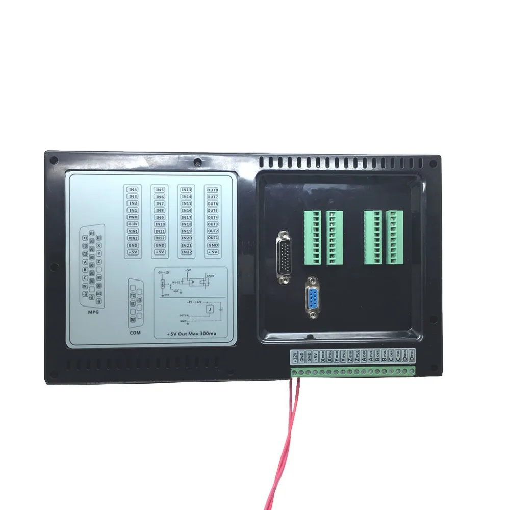 CNC 5-осевой Автономный контроллер 500 кГц контроллер движения 7 дюймов Большой Экран заменить Mach 3 портами(стандарт для Гравировальный фрезерный станок