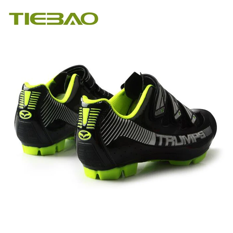 Tiebao ciclismo zapatos SPD pedales hombres bicicleta de montaña zapatos carreras auto-bloqueo transpirable bicicleta atlética montar chaussure vtt