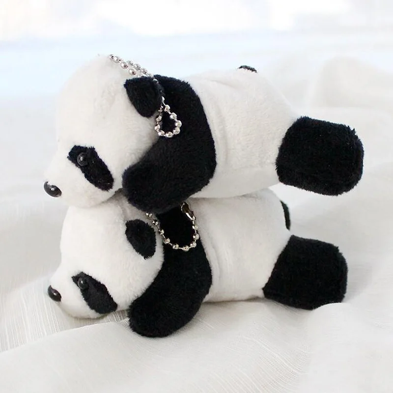 

Cute Valentine's Panda Pendant Plush Filled Toy Keychain Pendant Plush Toy Bag Female Meng Mini Panda Children's Toy Gift